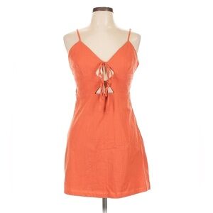 Cotton Candy LA Vibrant Orange Dress Size Large